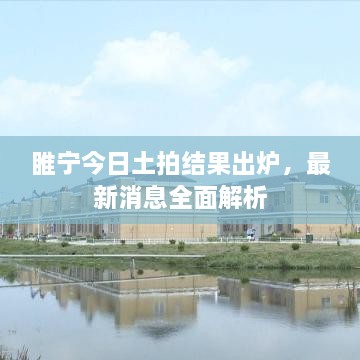 睢宁今日土拍结果出炉，最新消息全面解析