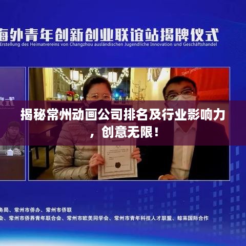揭秘常州动画公司排名及行业影响力，创意无限！