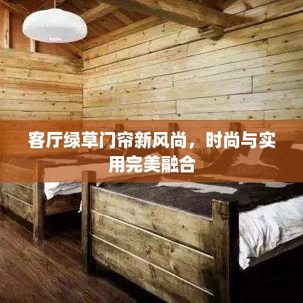 客厅绿草门帘新风尚，时尚与实用完美融合